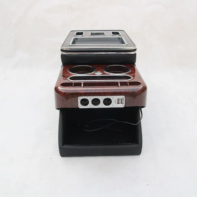 New Odyssey Jianghuai m5 – Armrest box - upgraded-mahogany-black-with-light