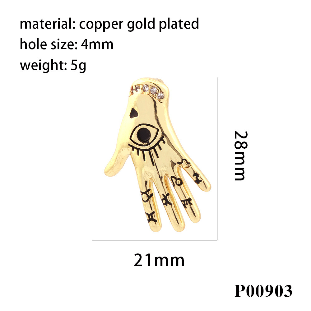 2g Weight Pendant Jewelry Making Type 16 * 19mm Jewelry Making Size Zircon Inlay Material DIY Jewelry Accessories Classification 1 Piece Quantity Copper Material Letter, Moon Pattern All Seasons Season Simple Style Style 1 Piece 16 * 19mm Copper Zircon Letter Moon Pendant 9