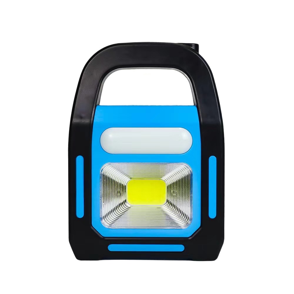 Luz portátil de emergencia multifuncional transfronteriza luz de campamento al aire libre solar USB carga luz de trabajo luz de carpa