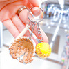 Baseball keychain, set, pendant, fashionable transport, souvenir, 2cm, 3 piece set, Birthday gift, three in one, wholesale