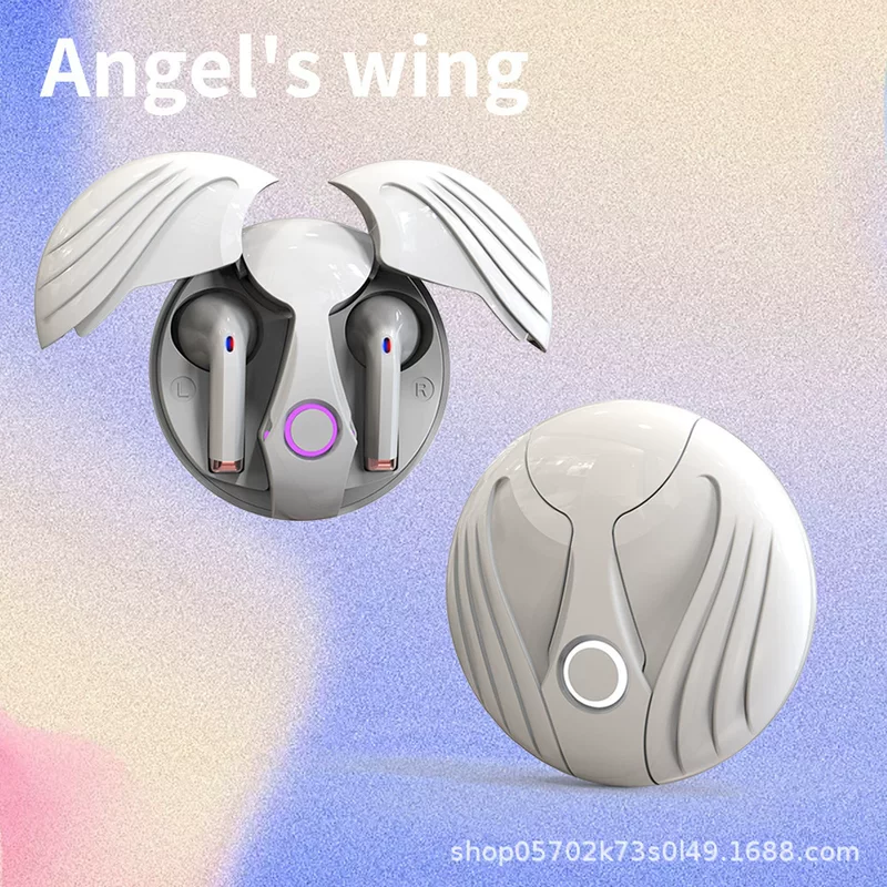 Зарядные наушники Angel Wings беспроводные Bluetooth-головные наушники с длинным временем работы батареи, звук HiFi, спортивные игровые наушники, официальный