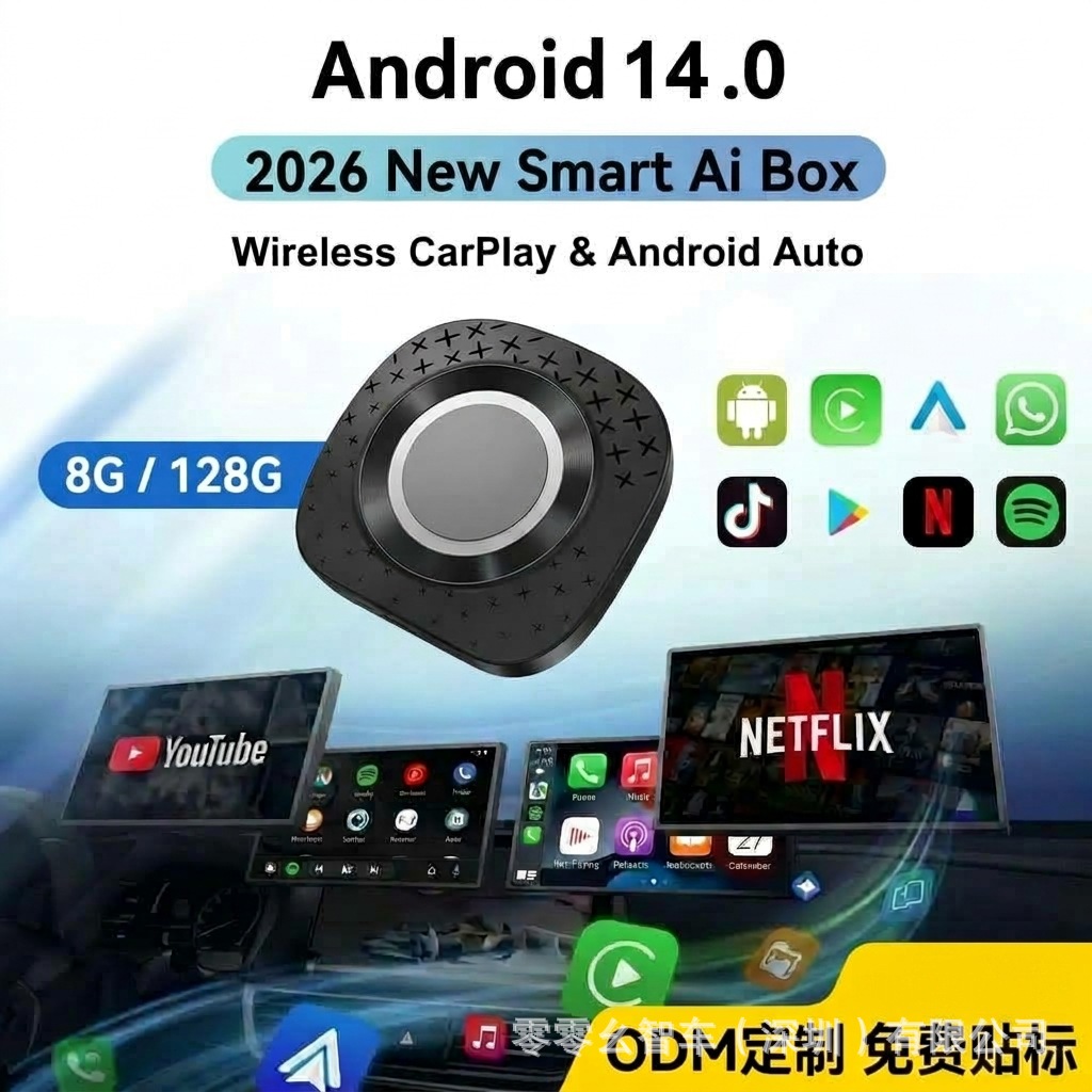 4g Ai Boxcarplay Box Android Netflix Youtube 64g 128g Car Navigation Wireless