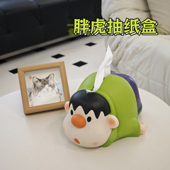ネットレッドins太った虎クレヨンしんちゃんkt猫ティッシュボックスデスクトップ浴室車載中制御ティッシュボックスギフトボックス