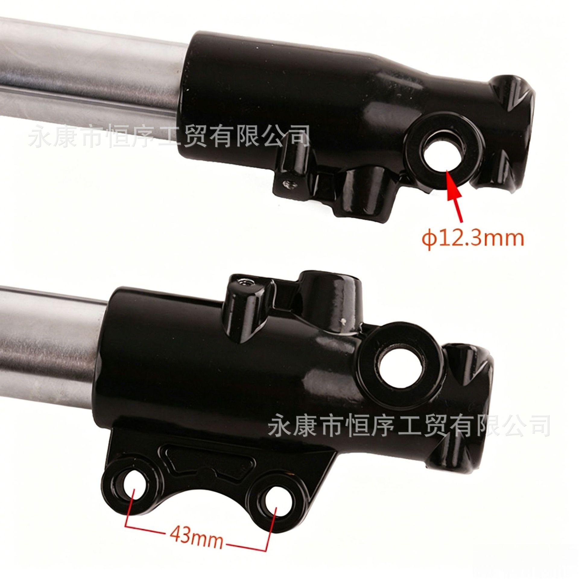Apollo Off-Road Motorcycle Front Shock Absorber Crf Small and Medium-Sized High-Speed Racing Bbr Hydraulic Inverted 710mm Klx Shock Absorber