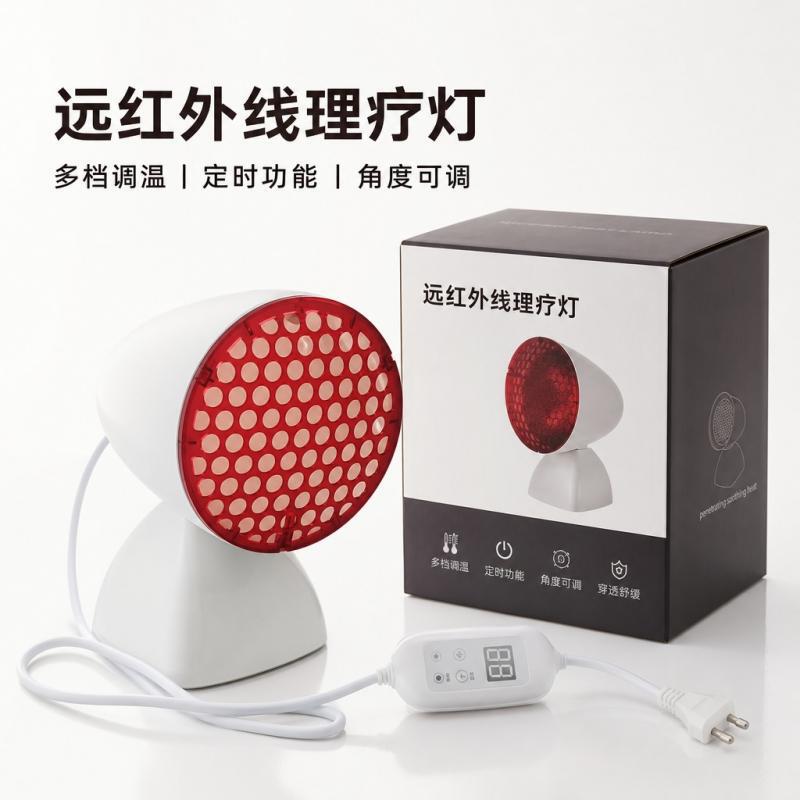 CE-certified, timer-controlled, adjustable-temperature infrared lamps for home use, available in 150W, 200W, and 250W models, designed for relieving shoulder and neck pain through infrared therapy CE-certified, timer-controlled, adjustable-temperature infrared lamps for home use, available in 150W, 200W, and 250W models, designed for relieving shoulder and neck pain through infrared therapy