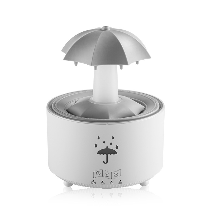 新型雨滴アロマオイル拡香機家庭用デスクトップ回転水滴加湿器カラフル雨滴アロママシン|undefined