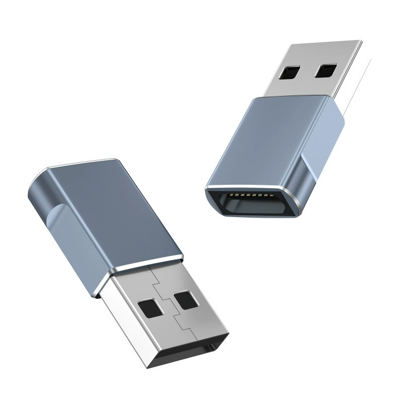 Переходник Type-C на USB 3.0, USB-A (шт.) → USB-C (гн.) 5 Гбит/с, OTG конвертер для телефона