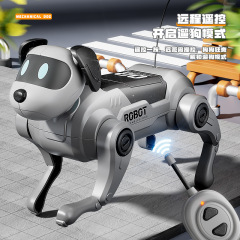 新品DIY遥控机器狗儿童科教实验益智电动遥控拼装仿生电动狗玩具