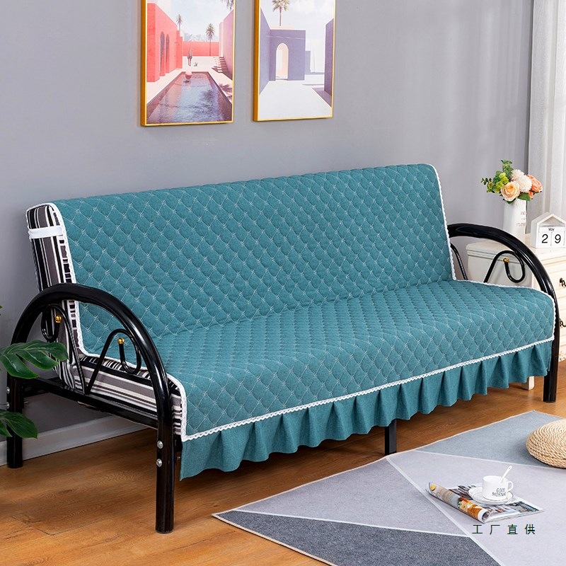 沙发套罩盖布四季通用防滑可折叠床棉麻沙发垫子全盖简约现代