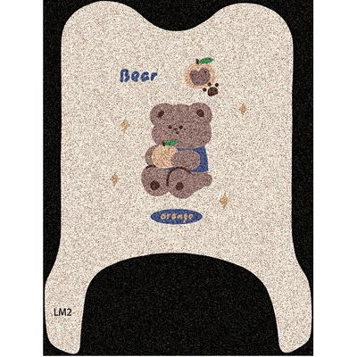 vehicle floor mats, electric | Electric vehicle foot mat - orange-bear