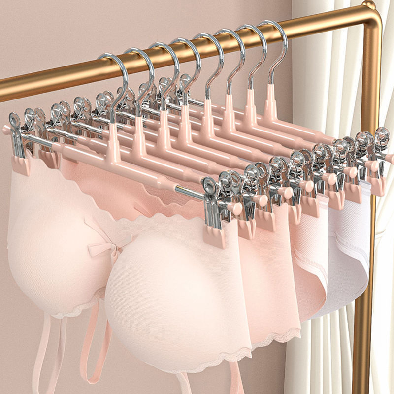 Plastic-Coated Stainless Steel Pants Clips, Thickened and Reinforced, Non-Marking, Strong Storage Clips, Hanger Manufacturer, Plastic-Coated, Non-Slip