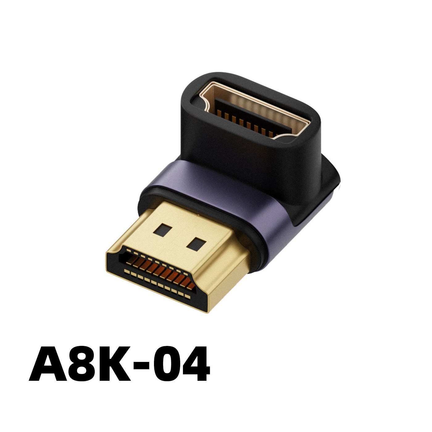 HDTV2.1 адаптер UHD8K@60Гц высокое разрешение мужской к женскому U-образному 90 градусов углу HDTV женский к женскому удлинитель