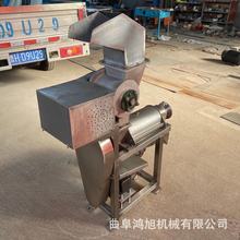 304不锈钢火龙果榨汁机 大量供应工业菠萝螺旋出汁设备 破碎生姜