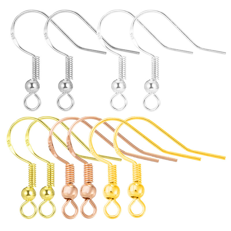 跨境亚马逊diy饰品配件材料套装耳钩耳饰手工18K金保色DIY饰品