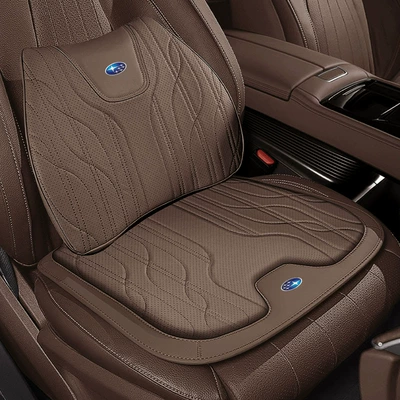 Waist support, Forester Car Headrest Neck - chestnut-brown-seat-cushion-lumbar-support