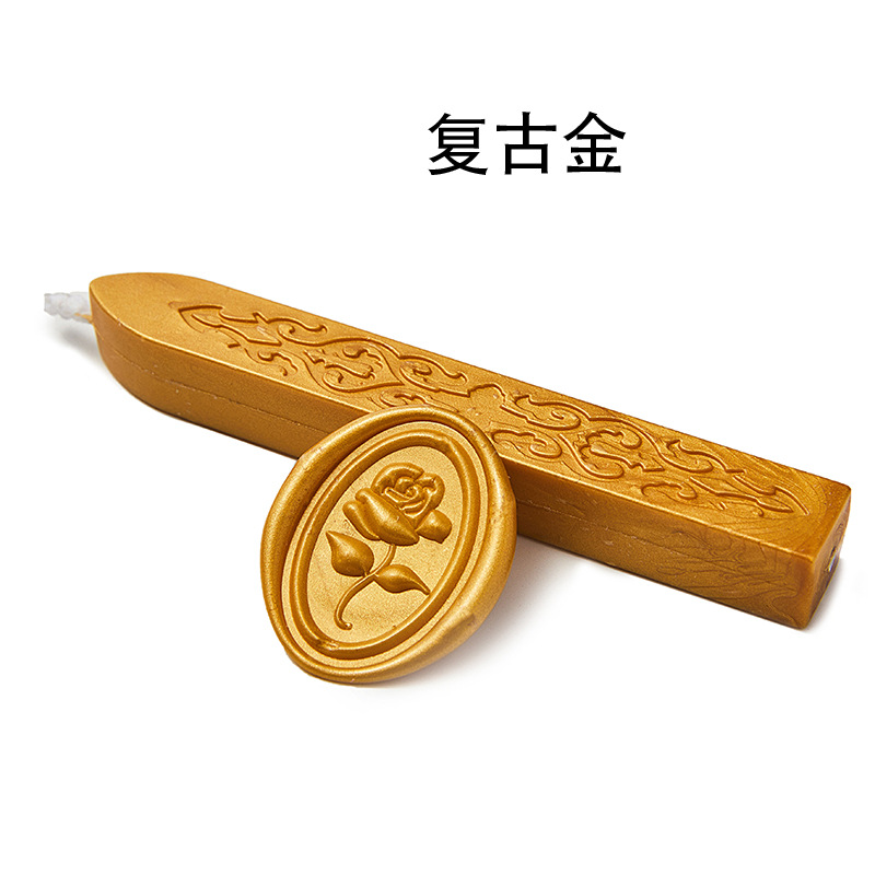 Tira de cera de sello de laca de fuego 42 cinta de plomo tira de cera de sellado sobre sello de regalo con núcleo patrón de flecha de laca de fuego cera de laca de fuego