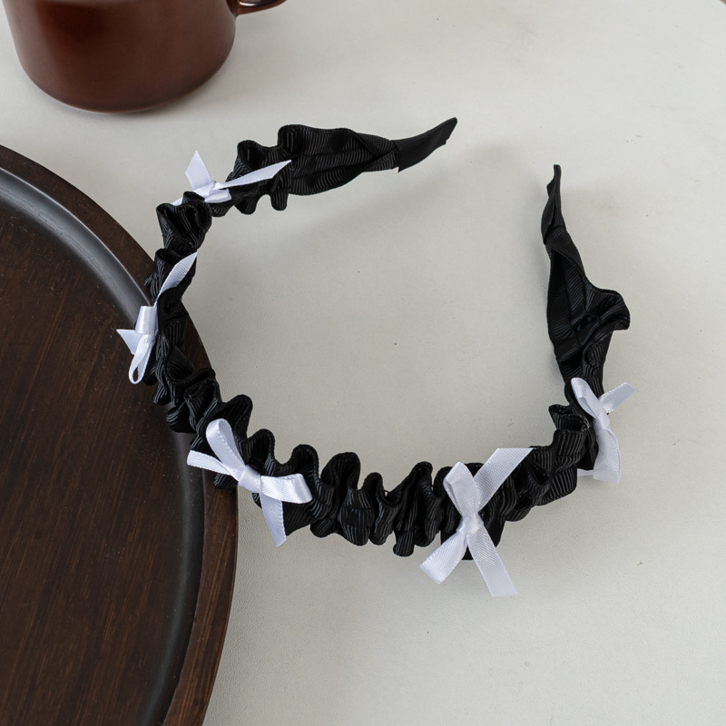 Süßes kleines Stirnband mit Schleife und Lünette für Damen, Urlaubs-Haar-Accessoire, Mädchen, Kwali-Haarbänder, Hoop-Haarband für stilvolles Haarmanagement – Detail 7