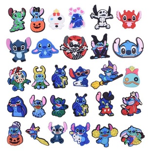 Cartoon Stitch Series Clogs Shoe Charms Pvc Resin DIY Garden Shoe Decoration Accessories for Shoes