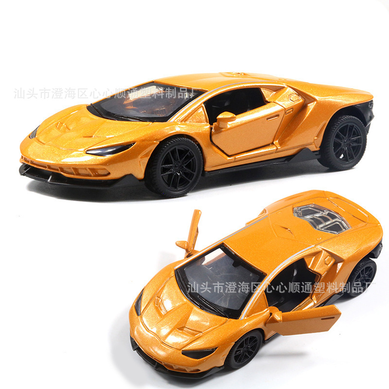 Return fuerza a granel aleación modelo de coche puerta abierta coche de juguete para niños niño decoración de pastel al por mayor