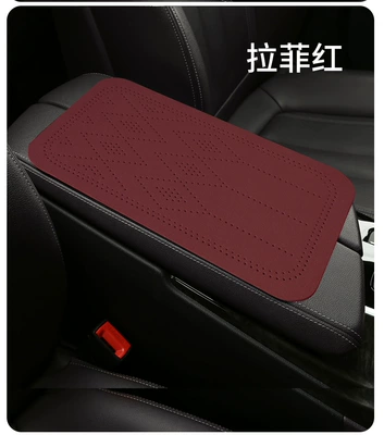 universal central armrest booster – Armrest box pad - raffi-red