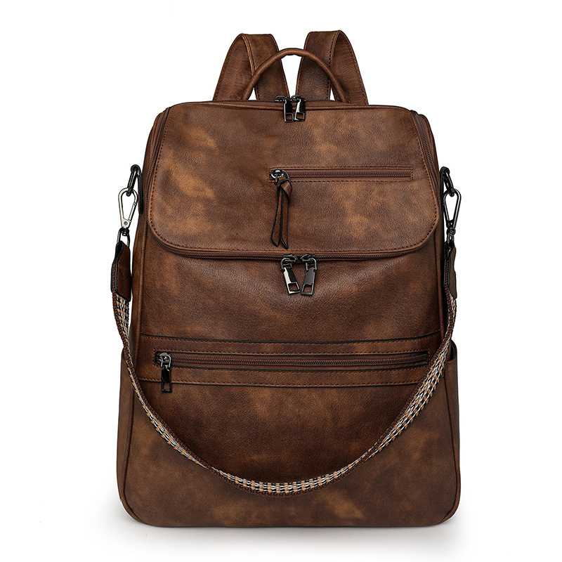 Cross-Border Wholesale Casual Women's Oxford Cloth Backpack, Fashionable and Versatile, Large Capacity, Travel Computer Backpack Factory