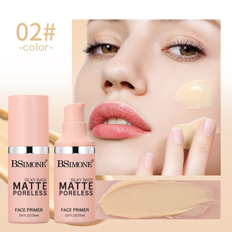 Base de maquillaje mate aislante, prebase de maquillaje de larga duración que no se elimina, corrector 3 en 1 que ilumina el tono de piel, BB cream impermeable al por mayor
