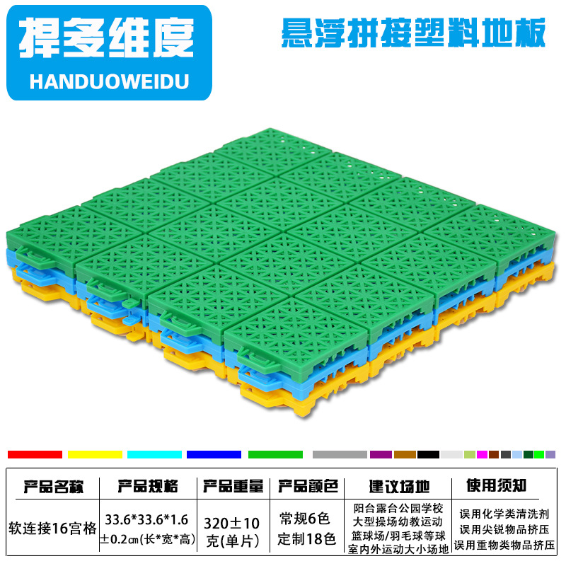 地毯地垫室外运动拼接防水幼儿园篮球场轮滑塑料定制防震防滑户外