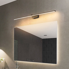 新型浴室鏡ヘッドライトトイレled現代百合専用鏡カウンター化粧洗面台北欧照明器具