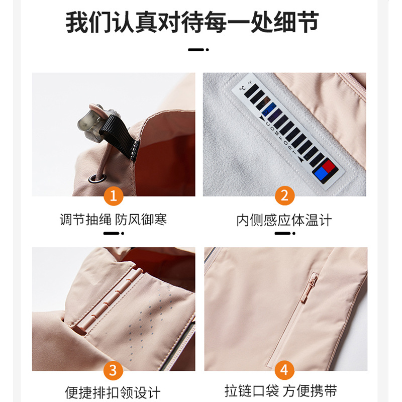 Chaqueta de overoles forrada de lana caliente personalizada equipo de empresa grupo de construcción de ropa al aire libre chaqueta engrosada logotipo personalizado