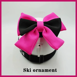 Pink and Black Bow Decor Riding Ski Helmet Motorcycle Full/Half Helmet