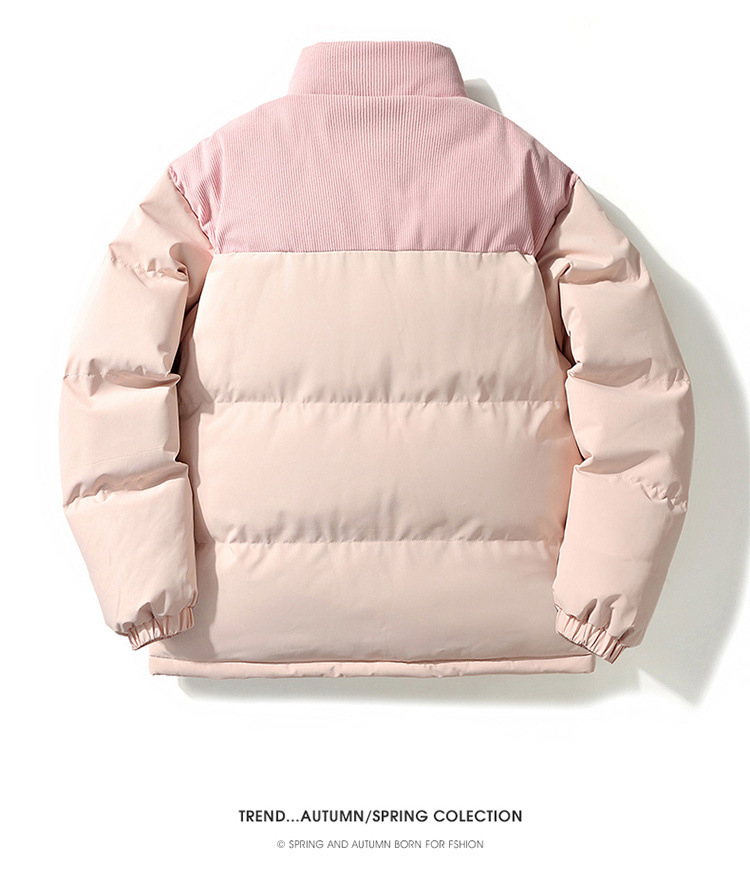 Doudoune à col montant pour homme et femme – Manteau d'hiver en coton 200 g (7 couleurs)_voghion.com