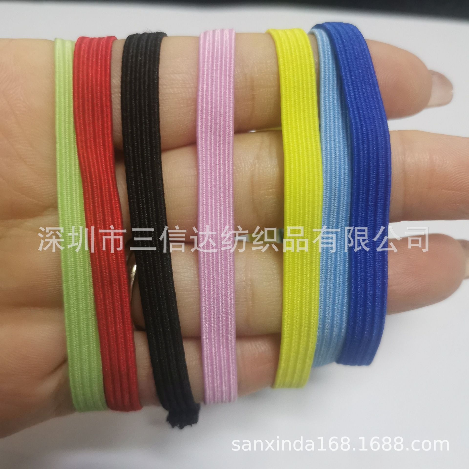 行李箱松紧带服装松紧带服饰松紧带辅料防护服护具荧光松紧带