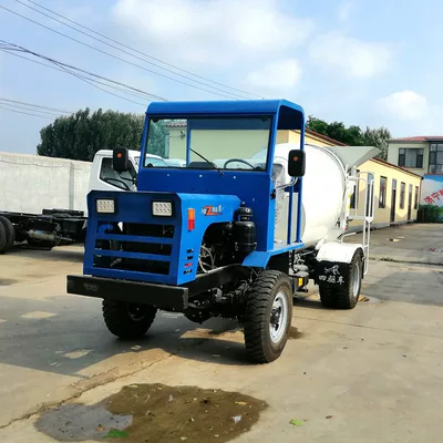 Sement Qum Çınqıl Kommersiya Beton Qarışdıran Maşın, Dördtəkərli Kənd Təsərrüfatı Kiçik Qarışdırıcı