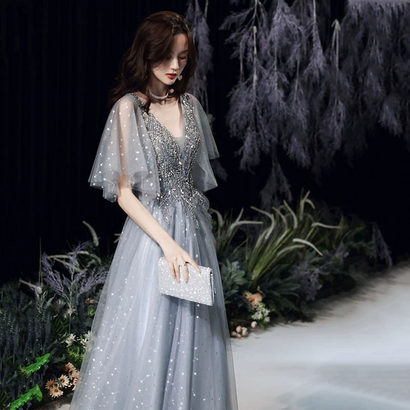 Elite evening dress, high-end, french style