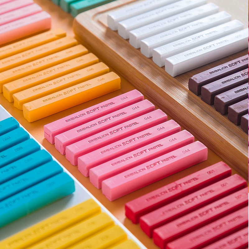 Taiwan lion color chalk monochrome pastel stick art painting color makeup Toner 60 color single refill