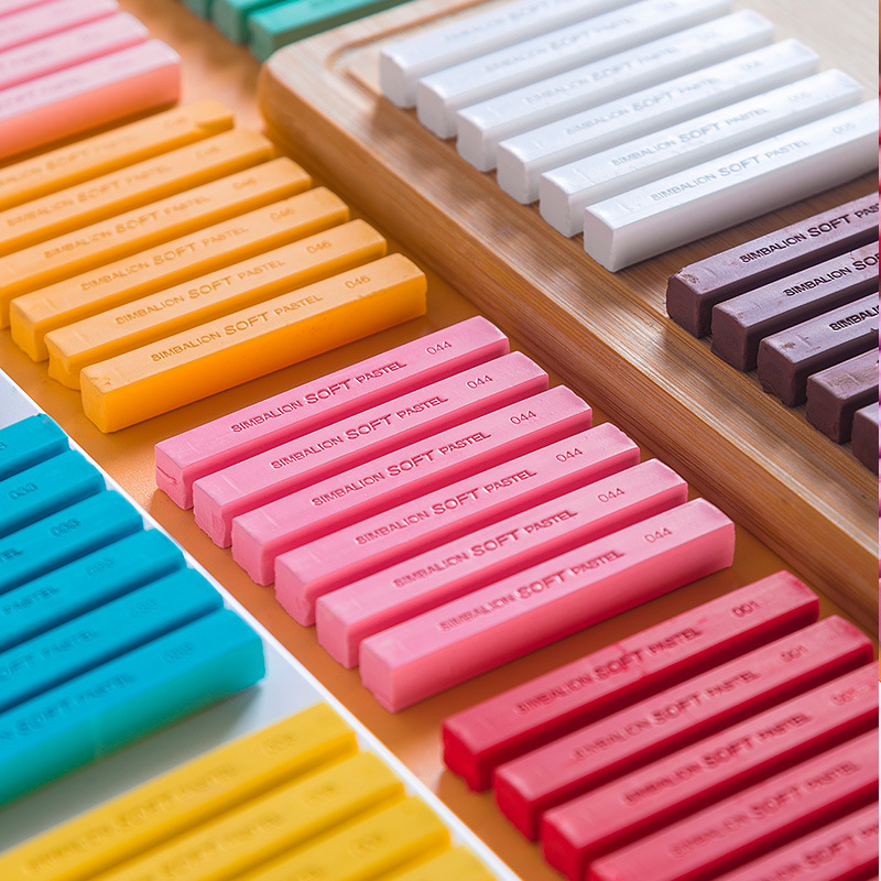 Taiwan lion color chalk monochrome pastel stick art painting color makeup Toner 60 color single refill