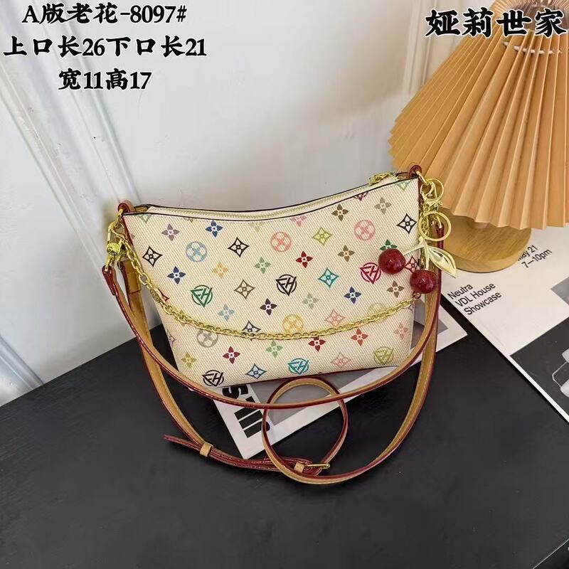 Luyi Fanghua ドロップシッピング 2025 新しいレディースバッグハイエンドホワイトカラー外国風バケツ多用途シングルショルダークロスボディバッグ|undefined