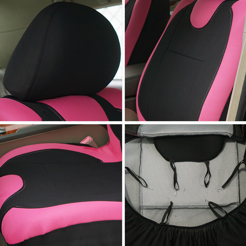 Universal Car Seat Cover PU Embroidered Car Seat Cushion Cover for All Seasons TEMU Hot-Selling Factory Direct Shipment