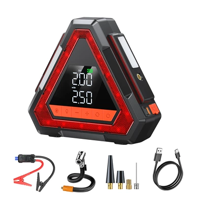 Car on the line of fire Starting Power Supply and - n15-10000mah-smart-clip-english-version
