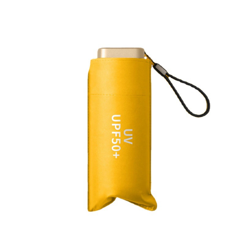Ultra light small umbrella solar-powered, capsule, sun protection