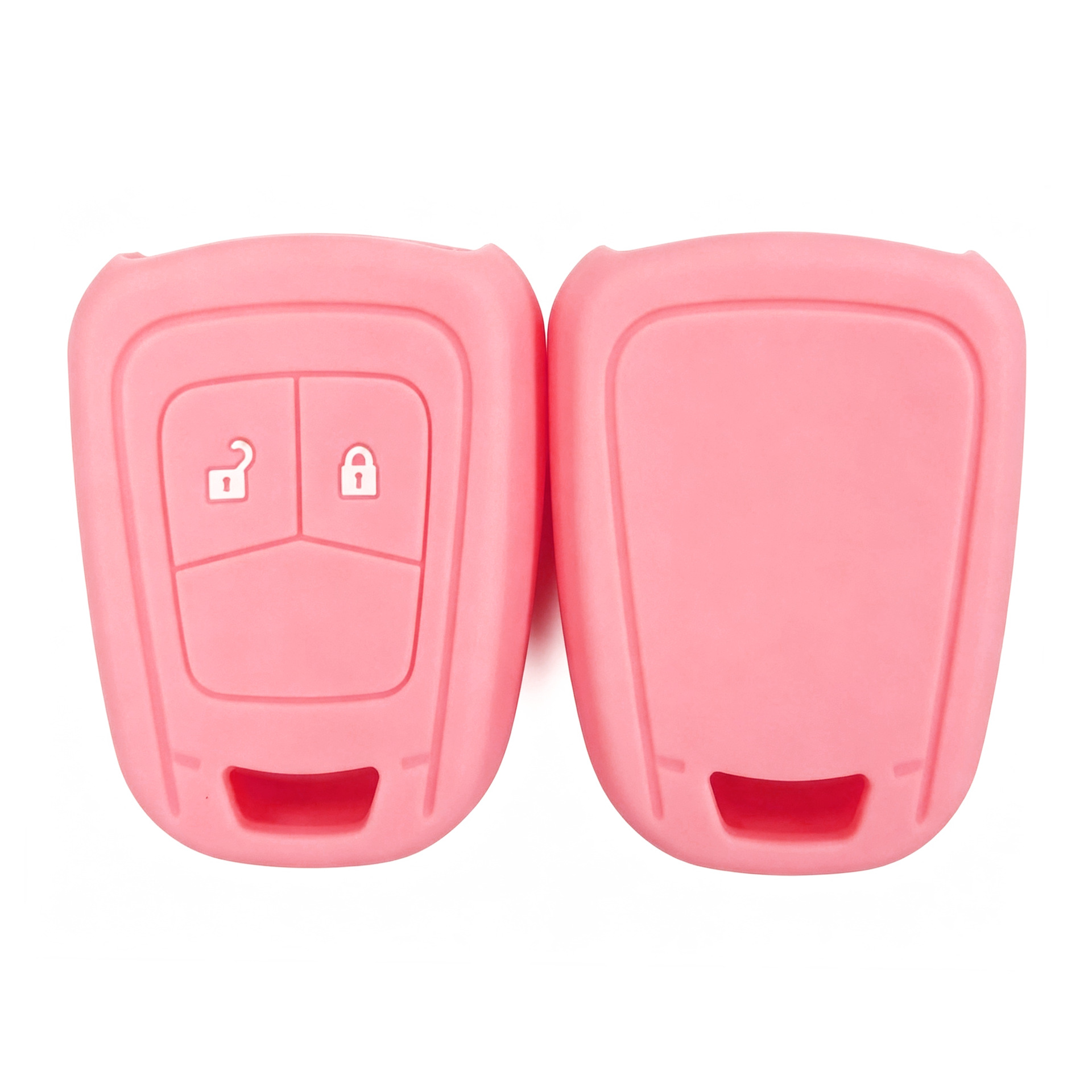 Suitable for Opel Aveo and Chevrolet Cruze, silicone key case for flat-key car remote control, protective cover with buckle