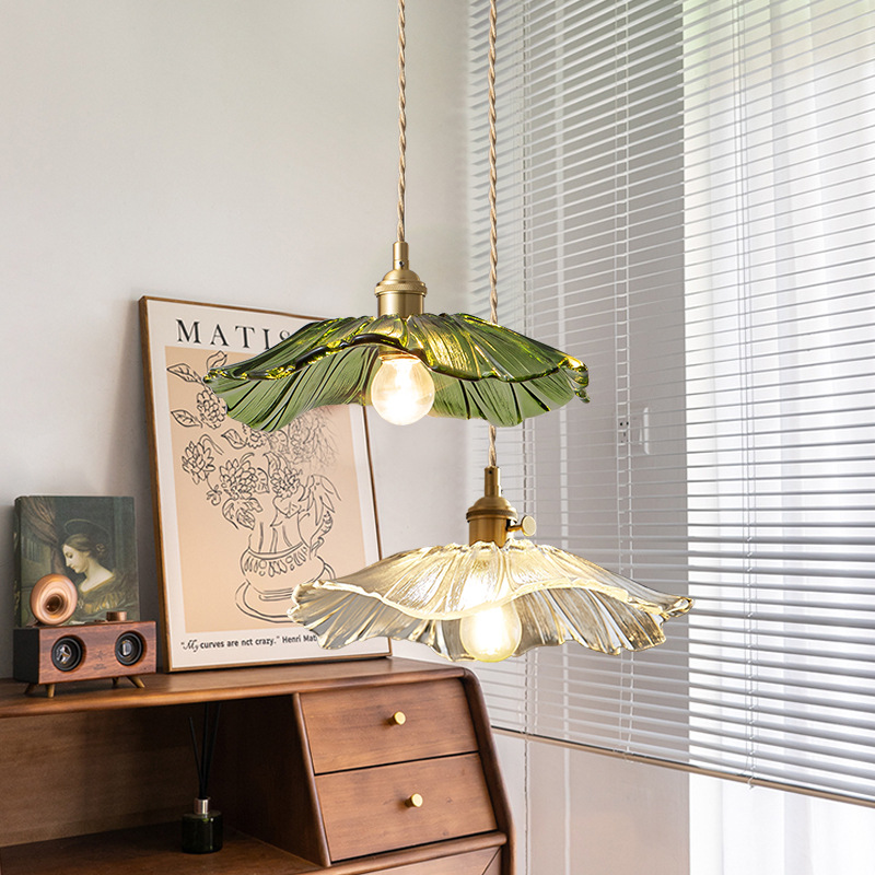 Nordic araña de cristal lámpara de noche estilo japonés simple moda creativa bar restaurante bar decoración de la boda araña