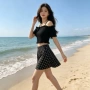 三角高腰新款少女泳衣