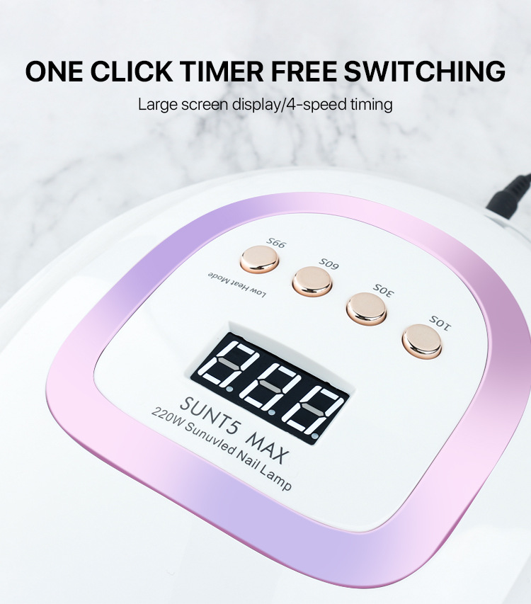 SUN T5 MAX Tırnak UV Lambası, Tırnak Salonları, Tırnak Uçları, UV Jel Oje, Giyilebilir Tırnak Kürleme Jeli, Hızlı Kuruyan Tırnak Kurutucu.
