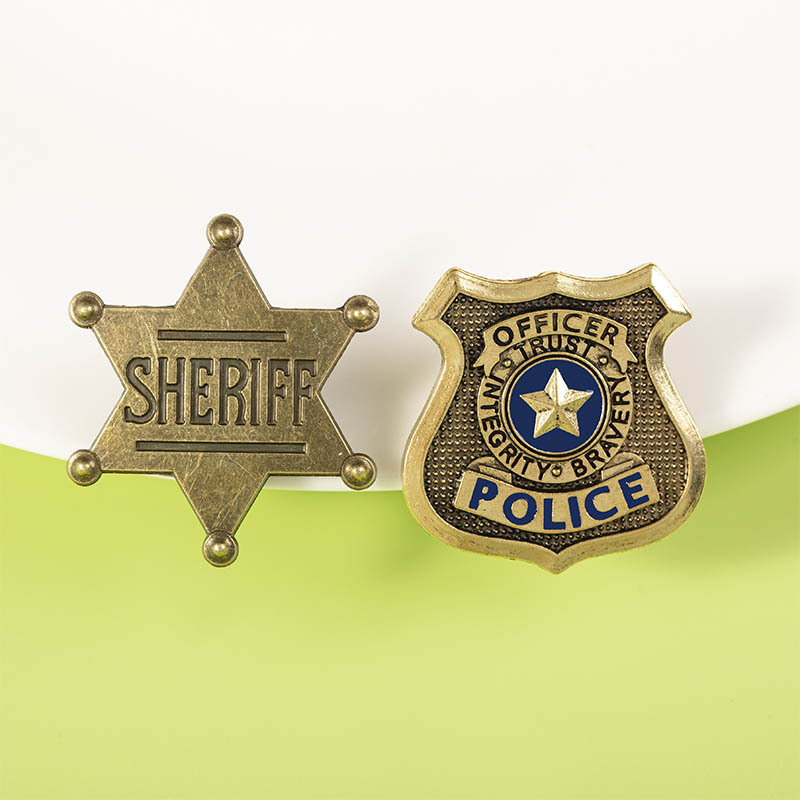 Demi-season bronze trend fashionable badge
