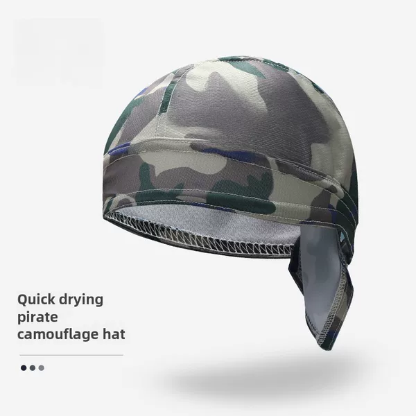 Casual Pirate Cap Baotou Cap Men's and Women's Autumn and Winter Sports Breathable Pullover Cap Lined Outdoor Cycling Running Hat