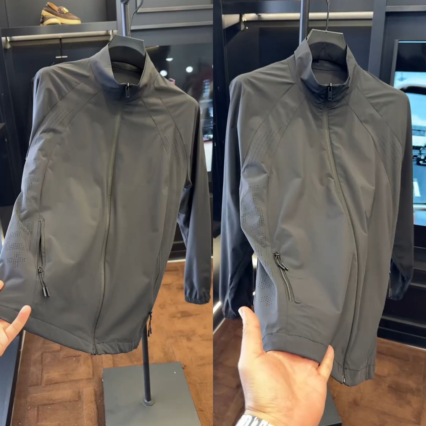 New Slim-Fit Men's Jacket, Summer Thin Style, Zipper, Solid Color, Long-Sleeve, Fashionable Trendy High-End Men's Clothing with a Premium Feel