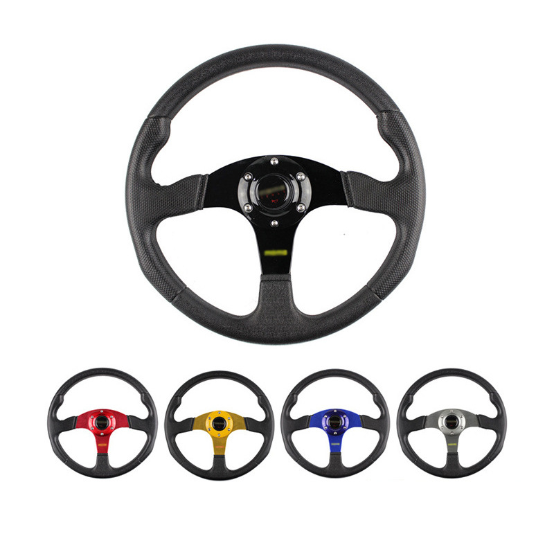 Dropshipping Car Modified Steering Wheel PURacing Steering Wheel Competitive Game Steering Wheel14 Inches350mm