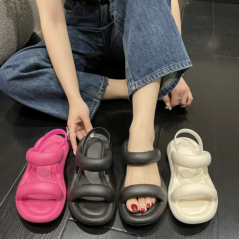 2023 новый EVA толстые подошвы женские сандалии топтать фекалии сандалии Тенденция комфорта на открытом воздухе леди сандалии летом