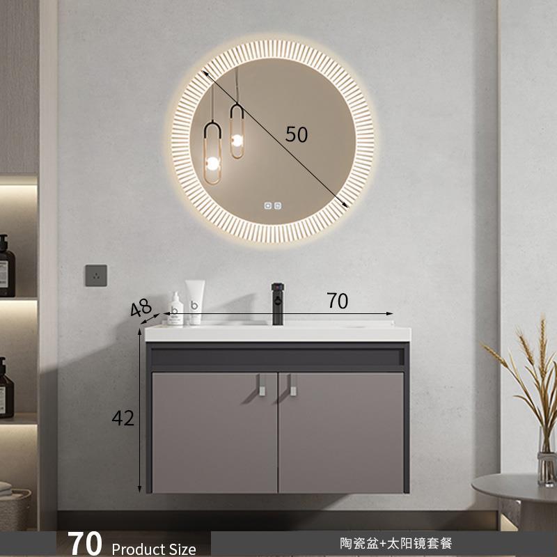 70cm lavabo de cerámica + gafas de sol traje